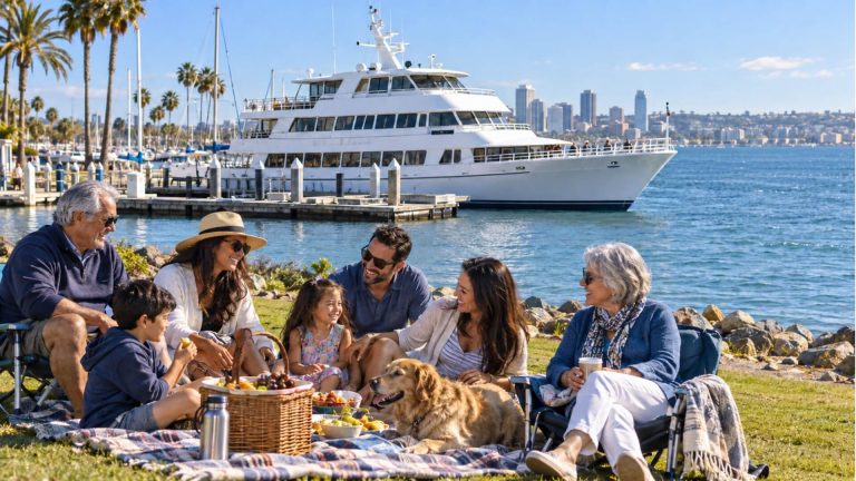 Family Reunion on Shelter Island, San Diego